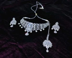 American Diamond Necklace Set
