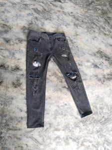 Denim Charcoal Jeans ...✨