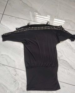 Black Embellished Top