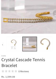Crystal Cascade Tennis Bracelet
