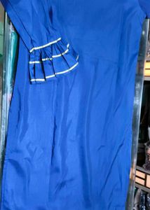 Elegant Blue Embroidered Kurta Set