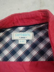 Red Button-Down Shirt
