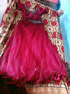 Pink Embellished Lehenga Set