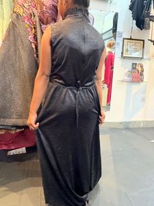 Navy blue New gown | casual party wear