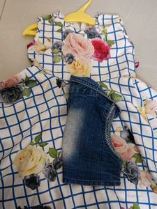 Beautiful Floral Frock With Jacket