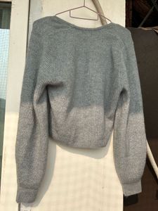 H&amp;M Grey Rib-Knit Jumper