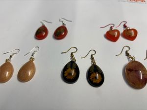 resin earrings