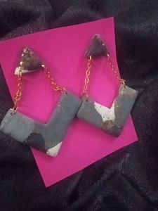Geometric Statement Earrings