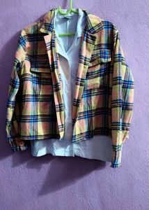 Plaid Flannel Jacket🎀✨
