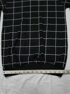 Black &amp; White Checkered Tshirt