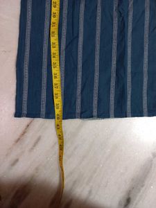 Blue &amp; Green Striped Kurti
