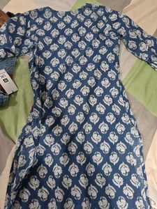 Blue Printed Kurta