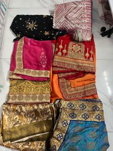 Women Saree Heavy Work