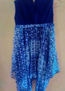 Blue Floral Dress