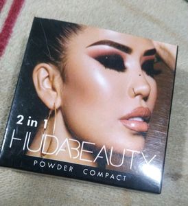 Huda Beauty 2 In 1 Powder Compact Totally New