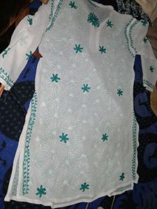 Chikankari New Kurti, Fit L/Xl, Totally Nw