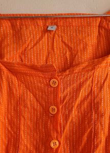 Orange Crop Top