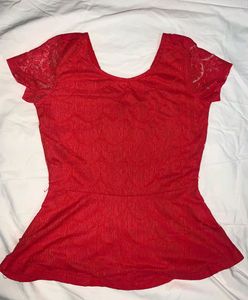 🎀Red Lace Tops🎀