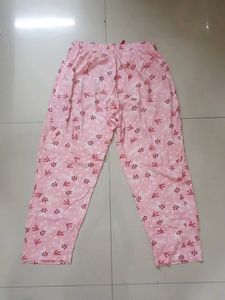 Pink Floral Print Lounge Pants