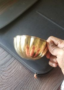 brass coated decorative bowl
