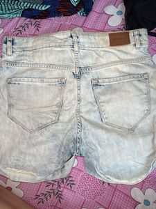 mango Denim Shorts