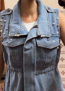 PEARL DENIM SHIRT