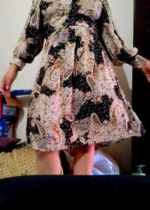 Party Wear Western Floral Frock Dress For Women