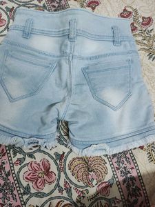 Denim Shorts Pack Of 3 (6-8 Years Girls)