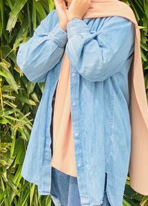 Denim Overshirt - Stylish &amp; Trendy