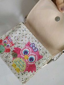 Black Clutch And Small Sling Bag Cute