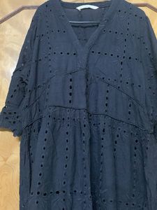 Black Hakoba Medi Dress