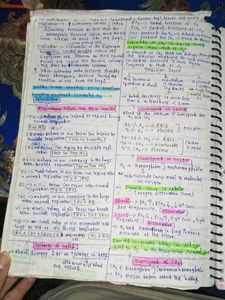 Handwritten Biology Notes