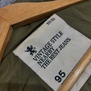 Vintage Nearby Olive Green Jacket