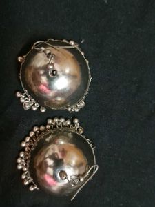 Vintage Silver Jhumka Earrings