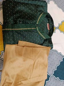 Green Kurta Set For Men