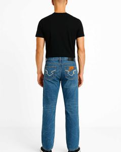 Distressed Blue Denim Jeans