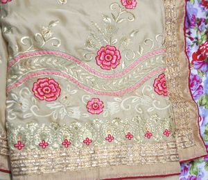 Embroidered Saree✨