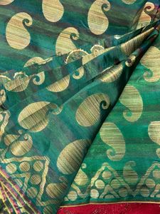 🌺New Green Paisley Saree🌺