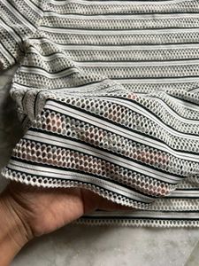 Forever21 Mesh Short Sleeve Top