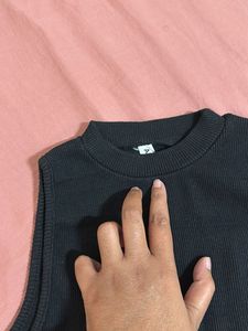Black Crop Top