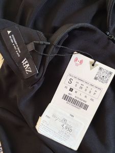 Zara Black Long Sleeve Dress