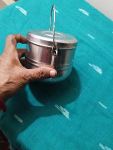 Small Steel Container With Handle