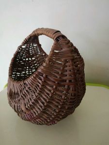 Woven Basket with Handle