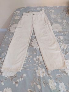 beige cargo jeans