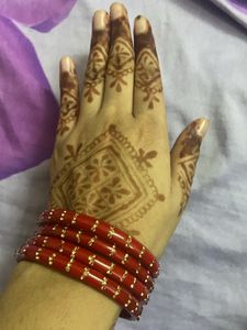 Price Drop Red Colour 4 Bangles Set Only @rs 150