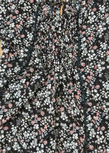 Navy Blue and black Floral Print Kurti combo