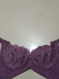 Purple Lace Bra