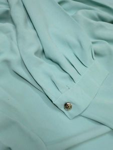 Sea Green Full Sleeve One&#39; Piece Derss