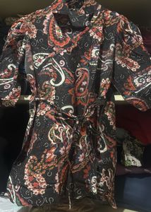 Paisley Print Dress
