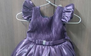 Dark Purple Party Frock